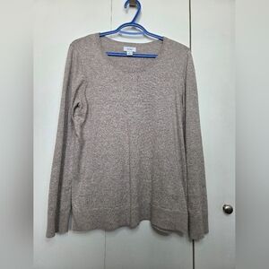Old Navy Women's Tan Knit Long Sleeve Top